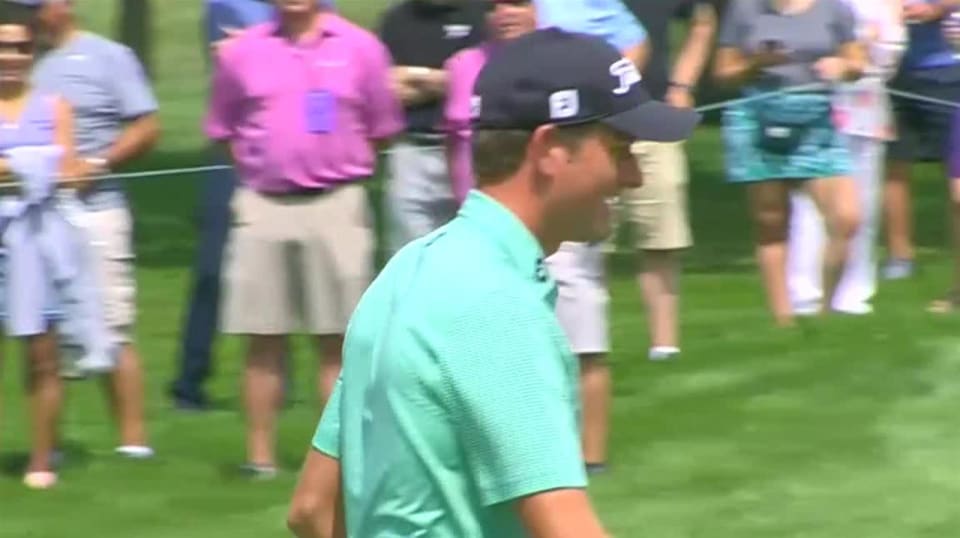 Webb Simpson S 25 Foot Birdie Putt At Bmw Championship