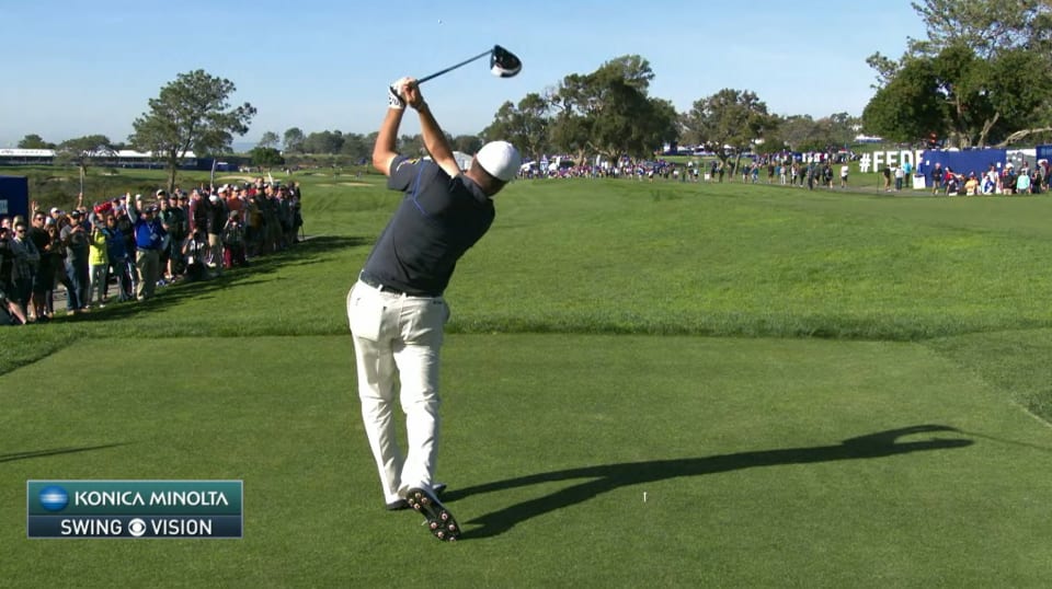 Ryan Palmer S Slo Mo Swing On No 14 Is Analyzed At Farmers