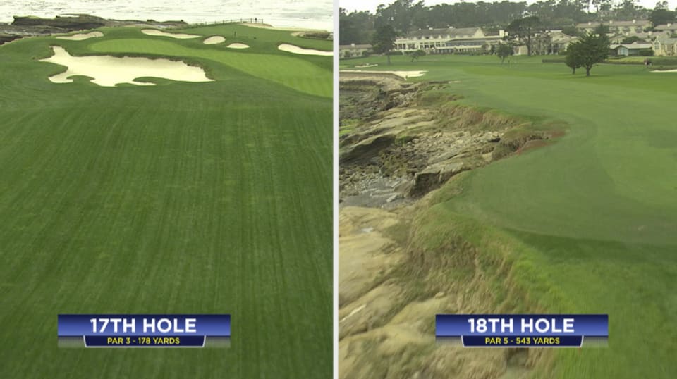 Pebble Beach Golf Links 17th And 18th Hole