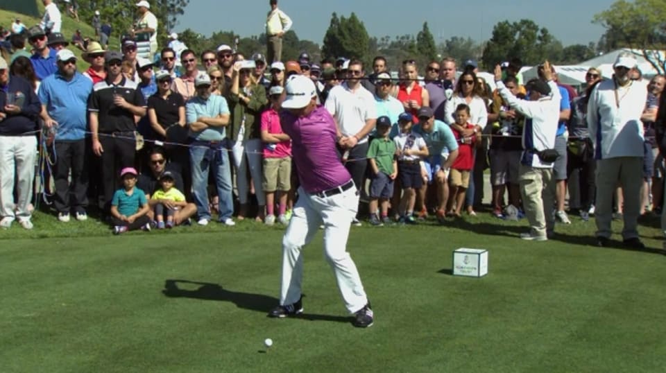 Dustin Johnson And Chez Reavie S Slo Mo Swings Are Analyzed At Northern Trust Open