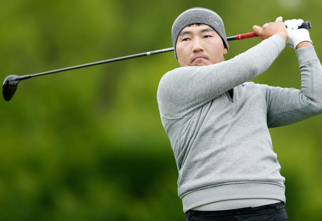 In cold weather, Kang cards 61 to lead AT&T Byron Nelson