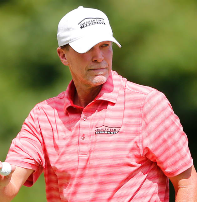 Stricker builds 54-hole lead to six shots