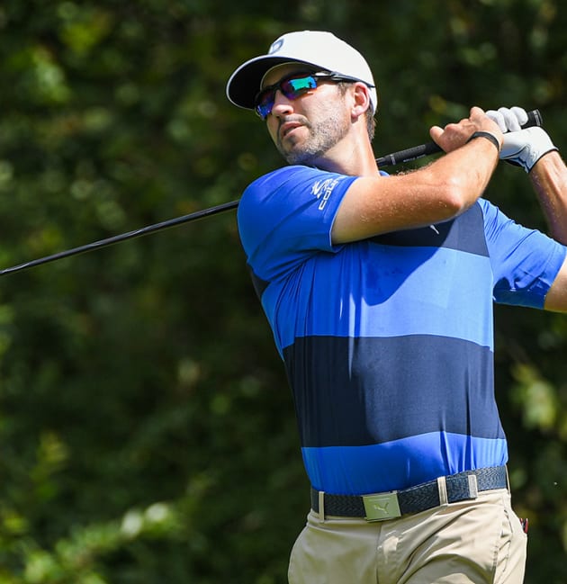 Baker ties course record, leads Korn Ferry Tour Championship