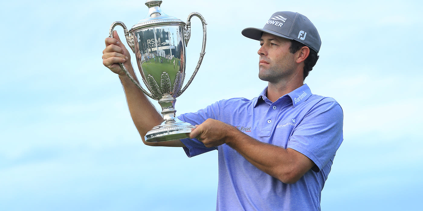 Robert Streb with RSM trophy