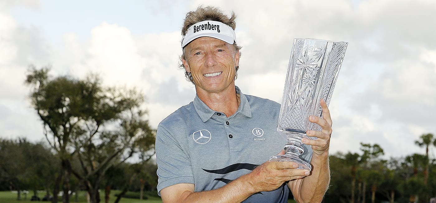 Defending champion Bernhard Langer