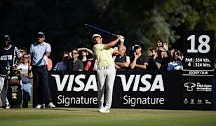 Núñez joga 63 tacadas e é o novo líder do VISA Open de Argentina