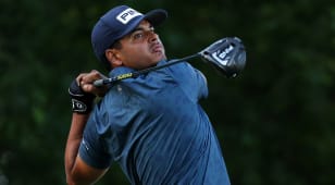 Sebastian Munoz sets course record, grabs first round lead at the AT&T Byron Nelson