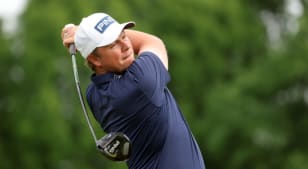 Three players share 18-hole lead at AdventHealth Championship