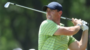 Rory McIlroy cards 5-under 65, leads by one at PGA Championship