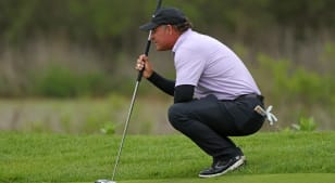 Scott McCarron, Stephen Ames share lead at Senior PGA Championship
