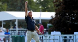 66-year-old Fred Funk shoots 65 to lead The Ally Challenge