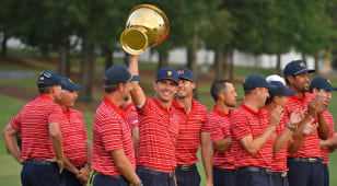 U.S. quashes International comeback to win Presidents Cup