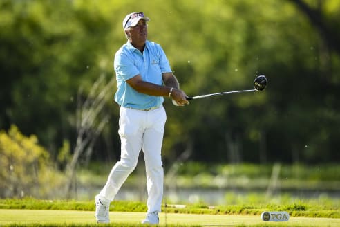 senior pga championship tee times