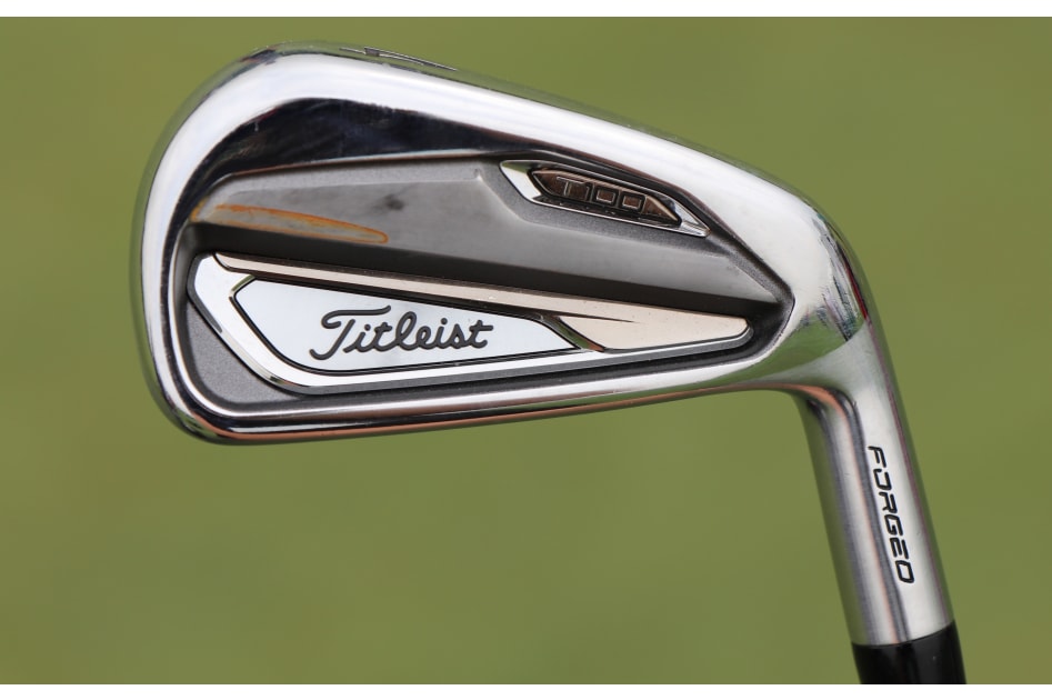 Justin Thomas has a new Titleist T100 4-iron in the bag to go with his MB mid-to-short irons.