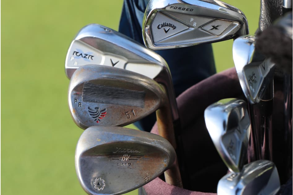 Patrick Reed, who won last week at THE NORTHERN TRUST, uses equipment from various companies.