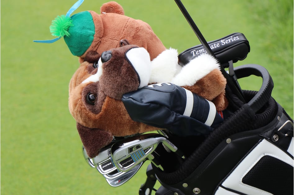 A look in Bo Jackson's golf bag shows that he uses Tour Edge Exotics irons and wedges, in addition to a Titleist TS4 driver and Tour Edge putter.