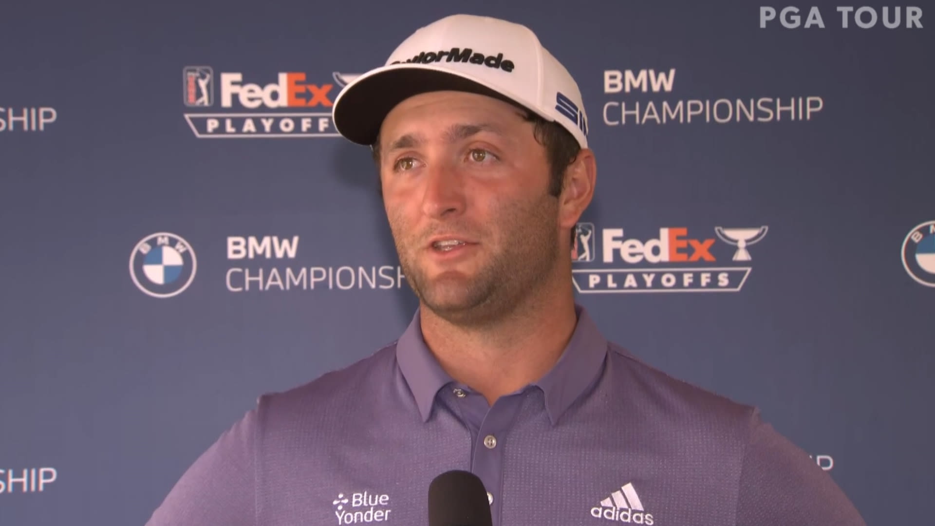 Jon Rahm Cards 66 Despite Rules Gaffe At Bmw Championship