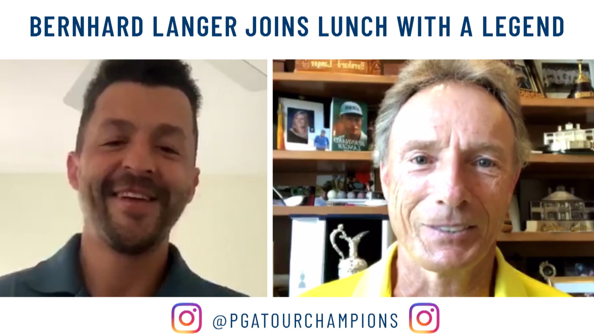 Bernhard Langer Joins Lunch With A Legend